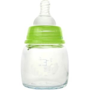 Pasgeborenen Zuigfles Baby Standaard Kaliber Babyvoeding 60 ml 1 stuk Babyvoeding Fles Glas Sap Fles M09