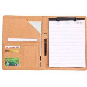 A4 Klembord Padfolio multifunctionele Vullen Producten Map voor Documenten School Kantoorbenodigdheden Organizer PU Portfolio HJW311