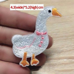 Schattige Japanse En Koreaanse Wind Dieren Doek Stok Handleiding Borduurwerk Patch Patch Penguin Panda Witte Gans Kinderkleding Ap