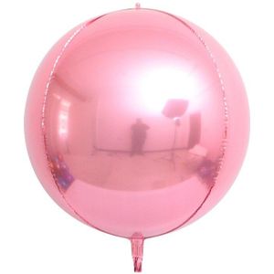22Pcs 4D Ronde Parelmoer Aluminium Film Helium Ballon Verjaardagsfeestje Decoratie Bruiloft Baby Shower Valentijnsdag