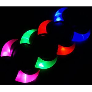 Vrouw Meisje Led Knippert Midden Duivel Hoorn Hoofdband Licht Up Haarband Hoofddeksels Bruiloft Glow Party Halloween