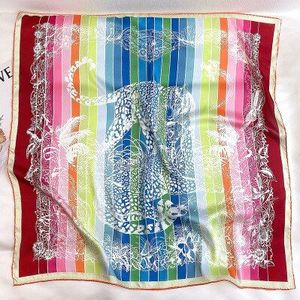 90*90Cm Artistieke Mori Koreaanse Stijl Twill Weave Zijde Grote Vierkante Sjaal Vrouwen Mode Sjaal Vrouwen sjaal