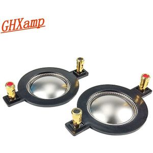 GHXAMP 34.4mm Speaker TREBLE Spreekspoel Titanium Film Tweeter Ring Voice Membraan Luidspreker Accessoires DIY 8OHM 2PCS