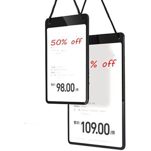 Plastic Opknoping Hang Up Poster Display Board Frames A4 A5 A6 Voor Reclame Prijsstelling Papieren Kaart Insert In Verticale 4sets