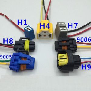 Toepassing op H1 H4 H7 H8 H9 H11 9005 9006 Automotive koplamp fog lamp plug hittebestendig socket Lamp houder