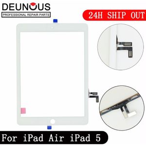 Nieuw Ipad Air 1 Ipad 5 A1474 A1475 A147 Touch Screen Digitizer Sensor + Home Knop + Flex Adhesive Vergadering Glas Panel