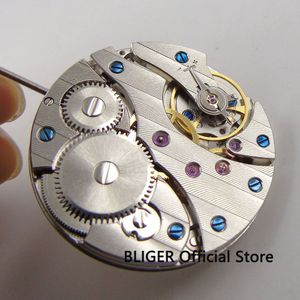 Vintage 17 Juwelen Staal Handmatige Mannen Horloge Beweging Fit 6497 ST3600 Hand-Kronkelende