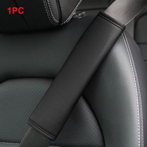 Autogordel Cover Porie Pu Ademend Universele Auto Seat Belt Covers Kussen Protector Veiligheid Riemen Schouder Bescherming