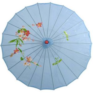 Vrouwen Regen Paraplu Chinese Paraplu Fengshui Zijde Dans Decoratieve Bamboe Paraplu Olie Papier Paraplu Parasol 37*56Cm