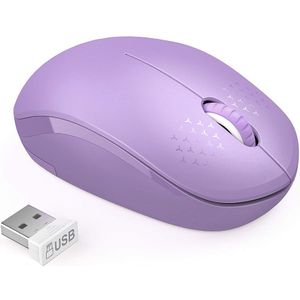 Seenda 2.4G Draadloze Muis Voor Laptop Desktop Stille Muizen Draagbare Mute Muizen Voor Notebook Mini Muis Computer 1600 Dpi mause