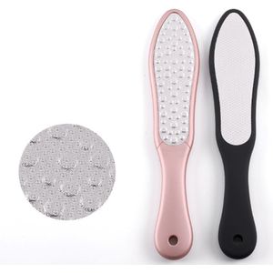 Professionele Dubbelzijdig Rvs Voetrasp Hak File Hard Skin Eelt Remover Scrubber Pedicure Slijpen Voeten Care Tool