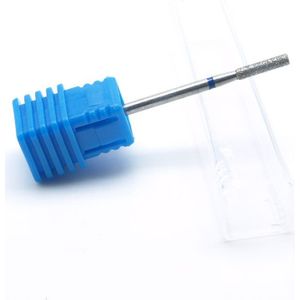 Platte 1Pcs Diamond Nail Boor Cuticle Bits Frees Burr Voor Elektrische Manicure Machine Cuticle Schoon Bestanden Nail Art gereedschap