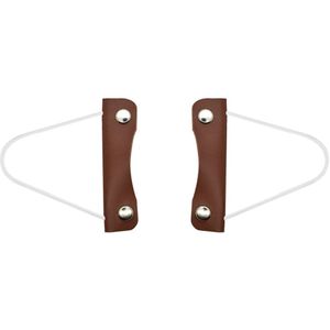 Duurzaam Firm Leather Clip Herbruikbare Keuken Papieren Handdoek Fastener Houder Elastische Touw Masker Accessoires # T
