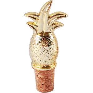 Creatieve Gouden Ananas Wijn Fles Stop Champagne Kurk Plug Wedding Party Decoraties Business Travel Souvenirs