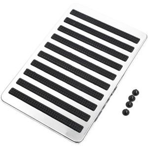 Op De Driving Positie Universal Car Auto Vloer Tapijt Mat Patch Voet Hak Plaat Pedaal Pad 23.5X16cm auto-Styling