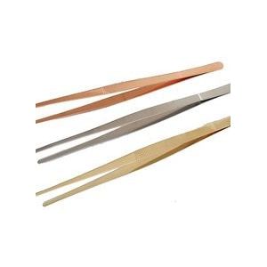 Garnettang Pincettang met gekartelde punten, comfortabel geribbeld handvat Verkoperd/verguld-20cm/25cm/30cm