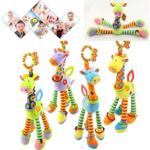 Herten Knuffels Bed Baby Mobiele Opknoping Babyrammelaars Speelgoed Giraffe Met Bell Ring Baby Bijtring Speelgoed