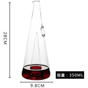 350/750Ml Piramide Waterval Rode Wijn Schenker Glas Decanter Brandy Decanteren Kruik Bar Champagne Water Fles Drinkglazen