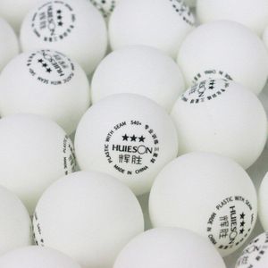 Huieson 50 stks/zak ABS Plastic Pingpongbal 40 + mm 3 Ster Materiaal Pingpongballen voor Tafel Tennis Club Training