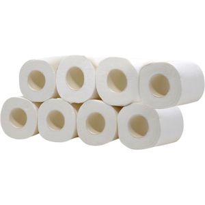 8 Pcs Toiletpapier Thuis Bad Wc Roll Toiletpapier Zachte Toiletpapier Huidvriendelijke Papieren Handdoeken Hollow Vervanging papierrol