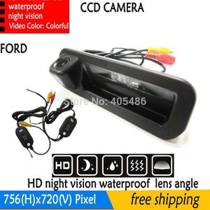 Wifi draadloze kofferbak handvat parking Auto achteruitrijcamera voor Ford Focus Mondeo Kuga camera kleur nachtzicht waterdichte led