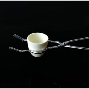 1 stk/partij 30 cm/12 ''Smeltkroes Tang Clamp Flat Scharnier Plated Staal Bowed Type, Tang Houder