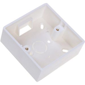 Montage Doos Interne Cassette 86Mm * 83Mm * 35Mm Voor 86 Type Schakelaar En Stopcontact Witte Kleur bedrading Back Box