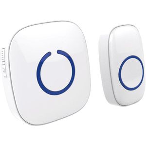 Waterdichte Thuis Intelligente Draadloze Deurbel Smart Bell 300M Afstandsbediening 52 Chimes Deurbel Met Ontvanger Eu Plug