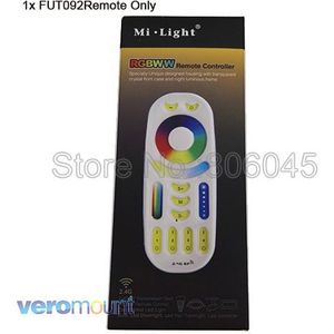 MiLight FUT064 9W RGB + CCT Vierkante LED Downlight Reccessed Licht AC85-265V WiFi Compatibel 2.4G 4-Zone draadloze Afstandsbediening