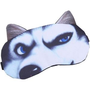 3D Cutecat Slaap Masker Natuurlijke Slapen Oogmasker Eyeshade Cover Shade Eye Patch Vrouwen Mannen Zachte Draagbare Blindfold Travel Eyepatch
