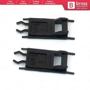 Bross Auto-onderdelen BSR10 2 Stuks Zonnedak Slider Rail Reparatie Plastic Clips 54137134516 81169652602 Voor Bmw 3 5 X5 E36 e39 E53 E46