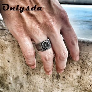 Kerst Roer Anker Ring 316L Rvs Sieraden Spade Punk Vinger Ring Trend Partij Biker Anker Ring OSR614