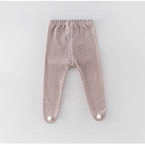 2022 Lente Kids Meisjes Jongens Leggins Beige Grijs Apricot Dot Pompom Grote Pp Panty Kousen Bebe Broek Katoenen Kleding e5028