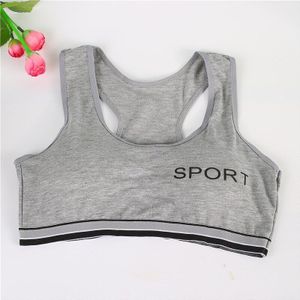 Meisje Beha Zachte Katoen Kinderen Meisjes Ondergoed Kinderen Effen Kleur Vest Sport Bh Tops Voor Meisjes 7-14 Jaar kleding Voor Tieners