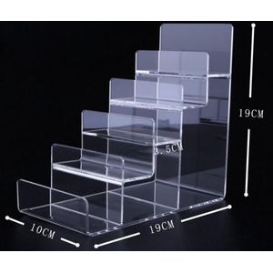 5-layers Acryl Wallet Display Stand Purse Houder mode telefoon cosmetica sieraden plank nagellak display rack