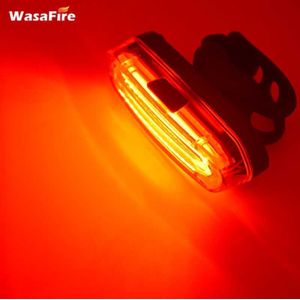 Wasafire luz bicicleta LED 300 Lumen Bike Light USB Oplaadbare Veiligheid Waarschuwing Fiets Achterlicht Fiets Lamp Rode Reflector