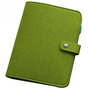 A5 A6 Eenvoudige Snap Voelde Notebook Dagboek Bindmiddel Kantoorbenodigdheden Ringband A5 24*18Cm A6 19*13Cm