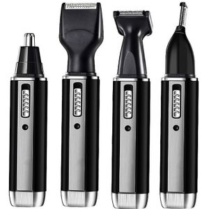 Oplaadbare 4 In 1 Mannen Neus Trimmer Clipper Micro Persoonlijke Baard Haar Touch Trimmer Scheerapparaat Grooming Remover Handvat Scheermes