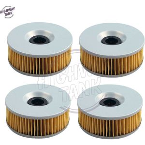 4 stks motorfiets motorolie filter case voor yamaha xvz1200 xs850 xj1100 xs1100 vmx1200 1985-1995 xs750 1977-1980