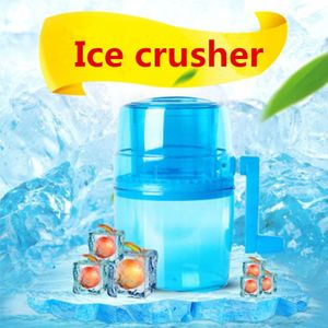 Diy Ijs Crusher Handleiding Multifunctionele Draagbare Ijs Slush Maker Home Sneeuw Cone Smoothie Ijs Blok Making Machine Ice Scheerapparaat