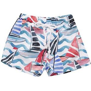 Peuter Baby Jongens Hawaiiaanse Stijl Strand Afdrukken Elastische Tailleband Strand Shorts Kinderen Mode Zomer Broek 1-4 Jaar oude A25