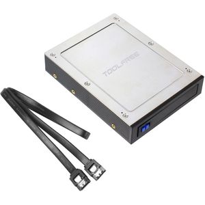 2.5 Inch Floppy Bay Sata Iii 6Gbps Lade-Minder Mobile Rack Voor 3Tb 7 ~ 12.5mm 2.5 &quot;Hdd Ssd Hard Drive Backplane Behuizing