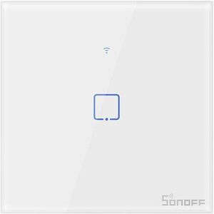 Sonoff T1 Tx Smart Panel Wifi Smart Switches Met 1/2/3 Gangs Smart Touch Schakelaar Voor Google Home Alexa smart Home Eu & Uk & Us