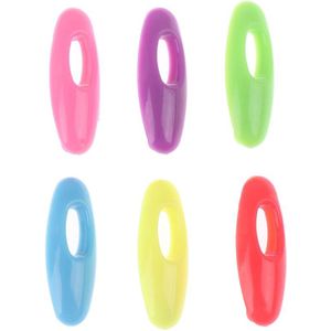 6 Stks/partij Plastic Veiligheid Broche Pins Voor Vrouwen Pin Islamitische Sjaal Pin Gesp Accessoires Hoofddoek Decoratie