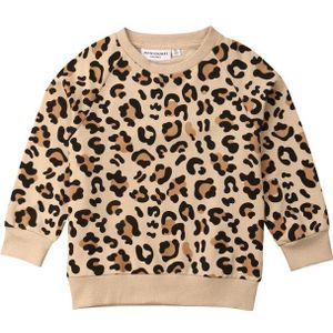 Pudcoco Herfst Winter Kinderen Kids Jongens Truien Baby Meisje Winter Kleding Trui Luipaard Bunny Print Peuter Pulover 1-7 jaar