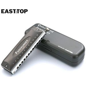 Easttop Harmonica Muziekinstrumenten Sleutel Van C 12 Gaten 48 Tones Chromatische Instrumentos Musicales Chromatische Concurrerende 1248NV