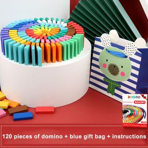 Kinderen Student Leuke Ontwikkeling Kleur Sorteren Kid Domino Cognitieve Educatief Kleuterschool Blokken Toy Set Game Thuis Hout