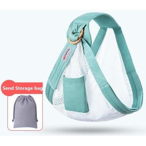 Baby Wrap Carrier Pasgeboren Sling Dual Gebruik Infant Nursing Cover Carrier Mesh Stof Borstvoeding Carriers Tot 130 Lbs (0-36M)