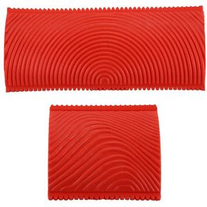 2 Stuks 3 Inch 6 Inch Imitatie Houtnerf Verf Roller Borstel Muurschildering Gereedschap Sets Muur Textuur Art Schilderen tool Set