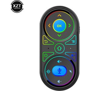 G11 Air Mouse Universele Afstandsbediening Google Smart Voice Control 2.4G Gyroscoop Rgb Backlit Voor X96 H96 Max A95X f3 Tv Box Mini